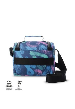 Lonchera Térmica Para Mujer Pizarra Mediano Azul