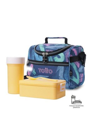 Lonchera Térmica Para Mujer Pizarra Mediano Azul