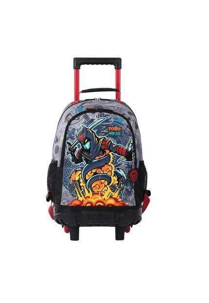 Morral Con Ruedas Para Niño Raiyu M Gris