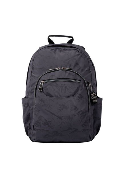 Morral Hombre Acuarel Escolar Gris