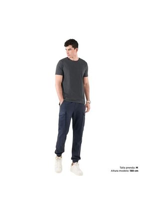 Camiseta Para Hombre Manne Gris