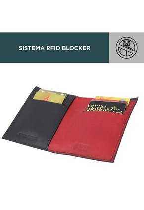 Billetera 100% Cuero Con Rfid Blocker Deby