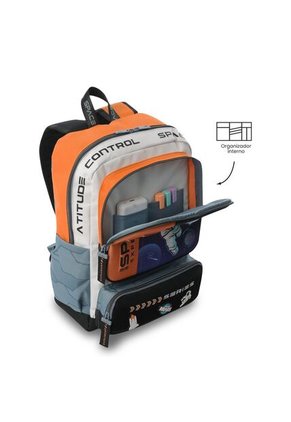 Morral Para Niño Gemini Mediano Gris