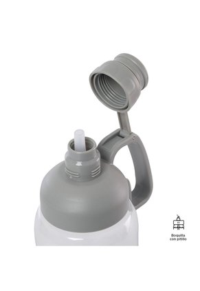 Botilito Plástico Greep 1800 Ml Gris