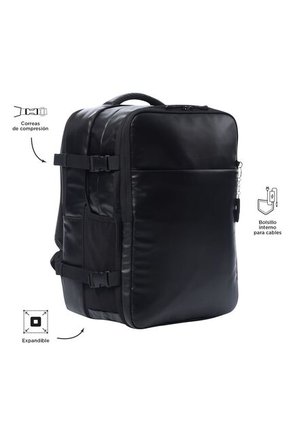 Morral Expandible Multifuncional Grow Porta PC 16" Negro