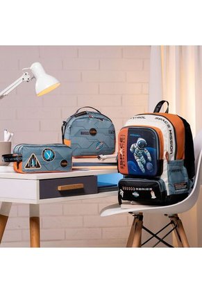 Combo Escolar Morral Mediano Gemini + Lonchera Y Cartuchera