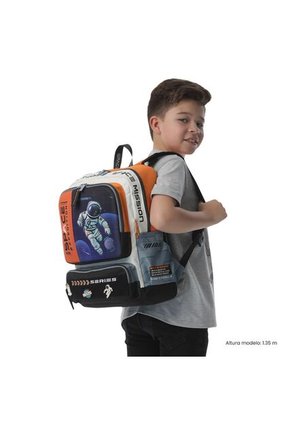 Combo Escolar Morral Mediano Gemini + Lonchera Y Cartuchera