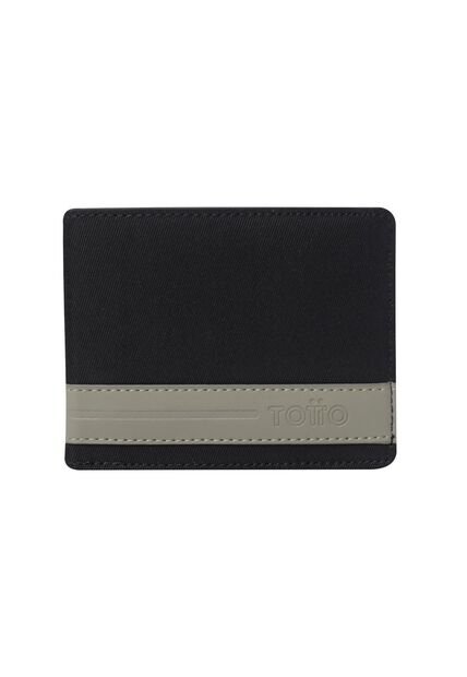 Billetera Vlideri 2.0 Con RFID Blocker Negra/Beige