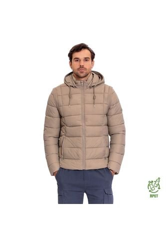 Chaqueta Acolchada Para Hombre Atlantida 2 En 1 Beige Totto