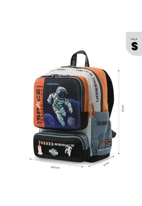 Morral Para Niño Gemini Pequeño Gris