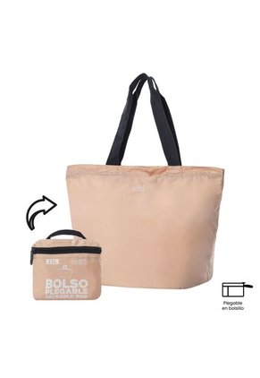 Bolso Plegable Shopping Ramel Liviana Durazno