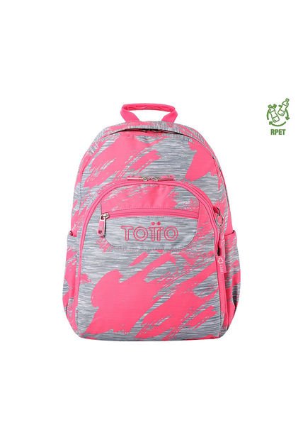 Morral Mujer Acuarela Escolar Rosado