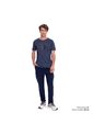 Camiseta Estampada Para Hombre Atena Manga Corta Azul de Totto