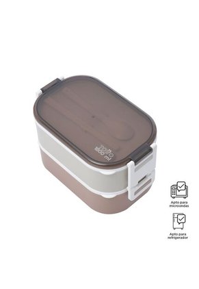 Portacomidas Magu Café/Gris
