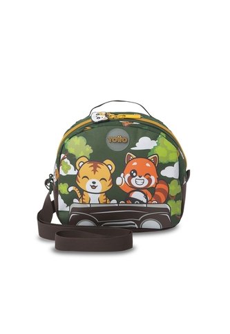 Lonchera Térmica Para Niño Safari Mediana Verde Totto