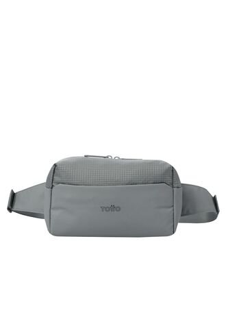 Riñonera Para Hombre Dual 2 Gris Totto