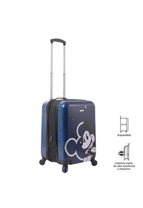 Maleta De Cabina Mickey World 10 Kilos Azul