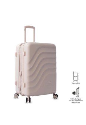Maleta De Viaje Mediana 360 Bazy+ 2.0 Rosada