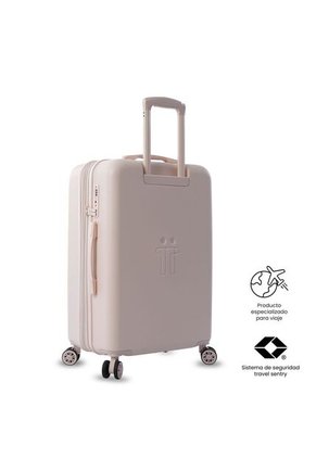 Maleta De Viaje Mediana 360 Bazy+ 2.0 Rosada