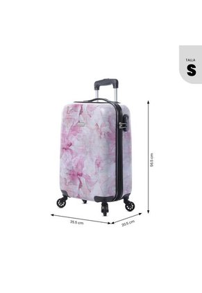 Maleta De Cabina 360 Stampy 2.0 10 Kilos Rosada