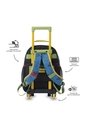 Combo Escolar Morral Con Ruedas Mickey + Lonchera Y Cartuchera de Totto