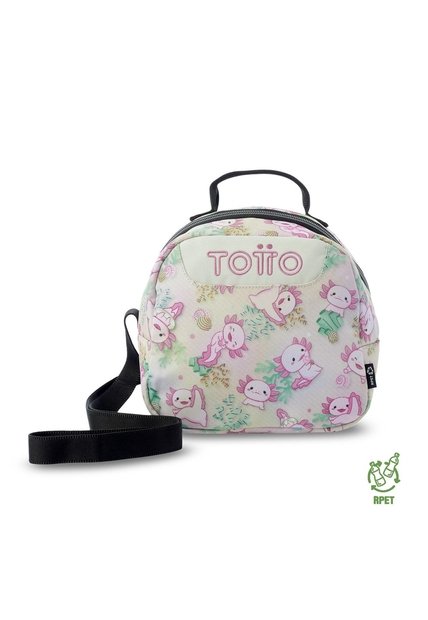 Lonchera Térmica Para Mujer Borrador Mediano Blanca