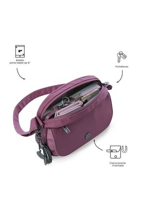 Kit De Regalo Corneana Bolso + Cosmetiquera + Monedero Rosado Rose