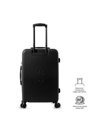 Maleta De Viaje Mediana 360 Bazy+ 2.0 Negra