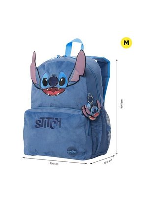 Morral Unisex Stitch Mediano Azul