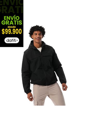 Chaqueta Casual Para Hombre Ice Solid Negra Totto