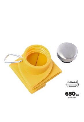 Botilito Plegable Origami 650 Ml Amarillo