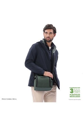 Lonchera Térmica Resaltador Ecole Solid Grande Verde