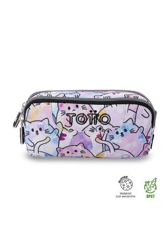 Cartuchera Multiuso Sobre Glitter Pequeña Rosada Mujer Totto