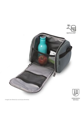 Lonchera Térmica Resaltador Ecole Solid Grande Verde