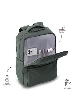 Morral Ejecutivo Porta PC 16" Dallas Verde Hombre