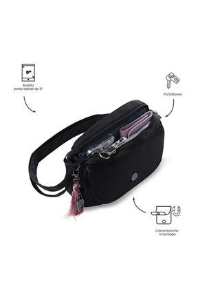 Kit De Regalo Corneana Bolso Para Mujer + Multiuso + Monedero Negro