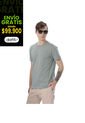 Camisa Para Hombre Unicolor Manne Manga Corta Verde de Totto