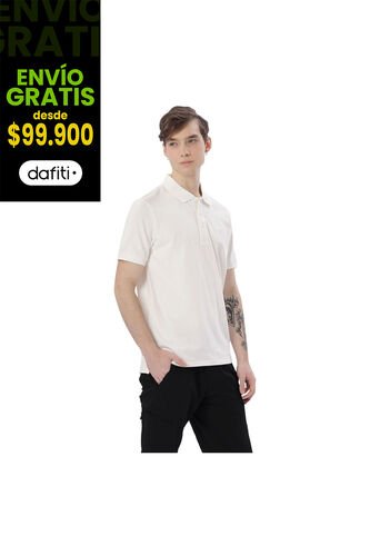 Camisa Polo Para Hombre Youngpolo Blanca Totto