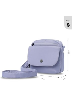 Bolso Para Mujer Porta Tableta 8" Corneana Morado