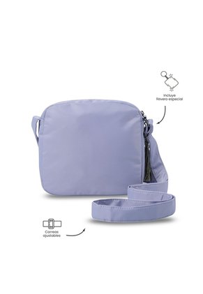 Bolso Para Mujer Porta Tableta 8" Corneana Morado