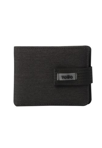 Billetera Gobi Con RFID Blocker Negra Totto