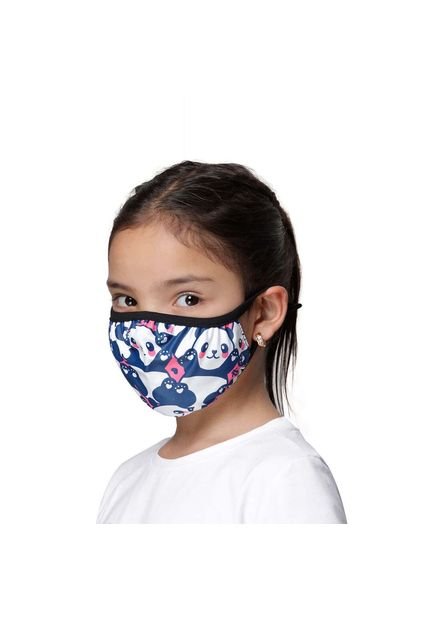 Tapabocas Antifluido Para Niña Estampado