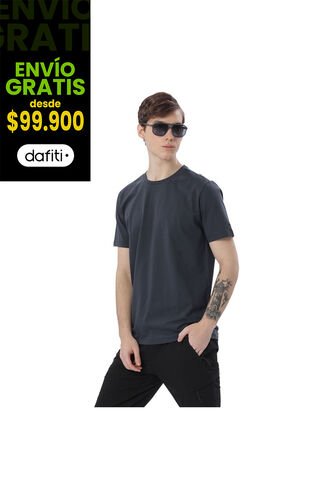 Camisa Para Hombre Unicolor Manne Manga Corta Azul Totto