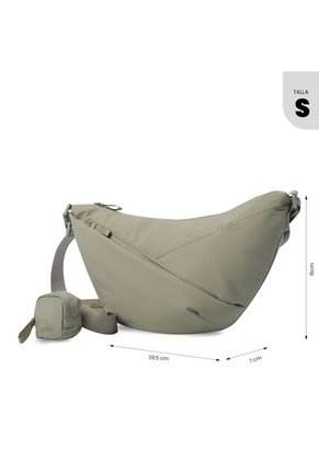 Bolso Para Mujer Suzuka Tipo Crossbody Pequeño Beige