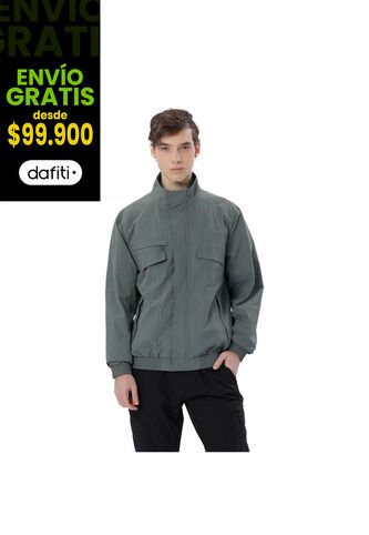 Chaqueta Tipo Bomber Para Hombre Alea Verde Totto