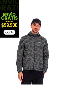 Chaqueta Para Hombre Casual Mosculer Liviana Verde