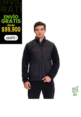 Chaqueta Acolchada Para Hombre Jetty Negra Totto
