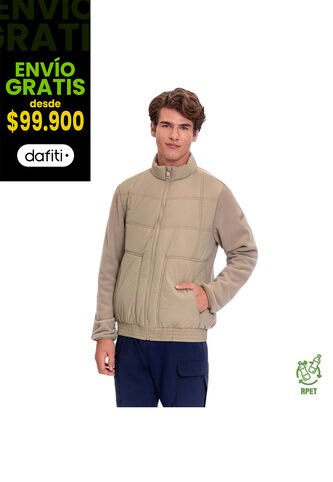 Chaqueta Acolchada Para Hombre Jetty Beige Totto