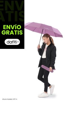 Sombrilla Grande Brella Con Filtro UV Morada Totto