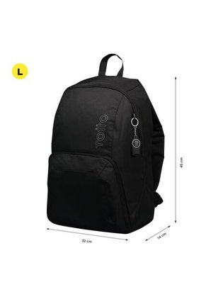 Morral Universitario Ometto Negro Unisex